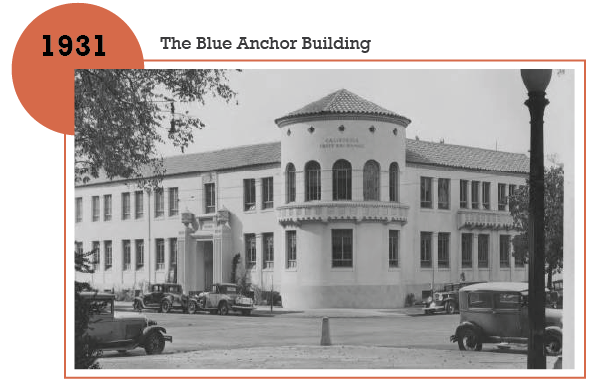 California Fruit Exchange Building during the 1931.