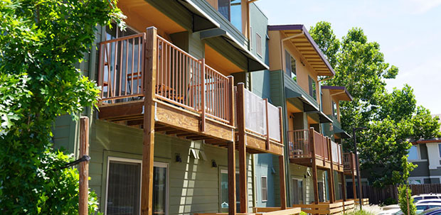 Photo of Creekside Appartments in Davis, Ca.