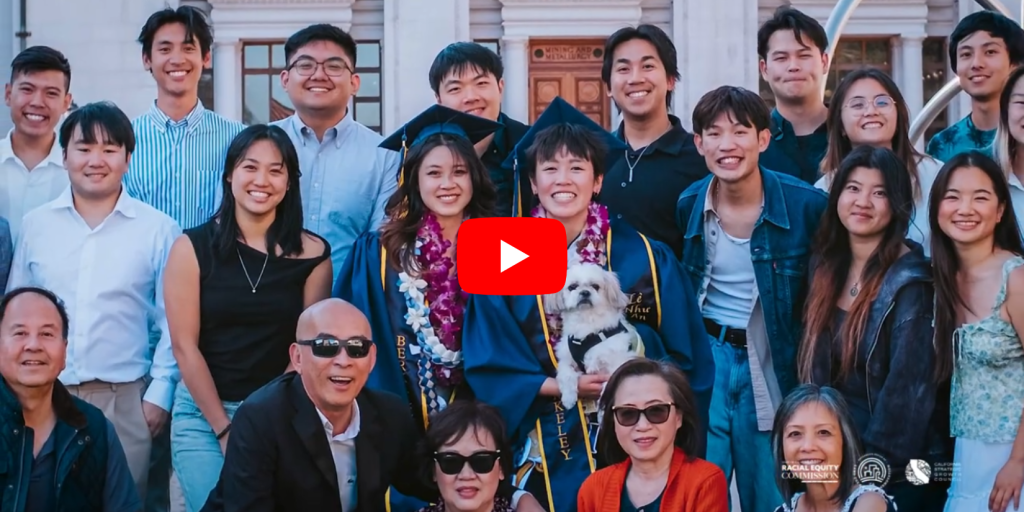 A video still of An Le and her family